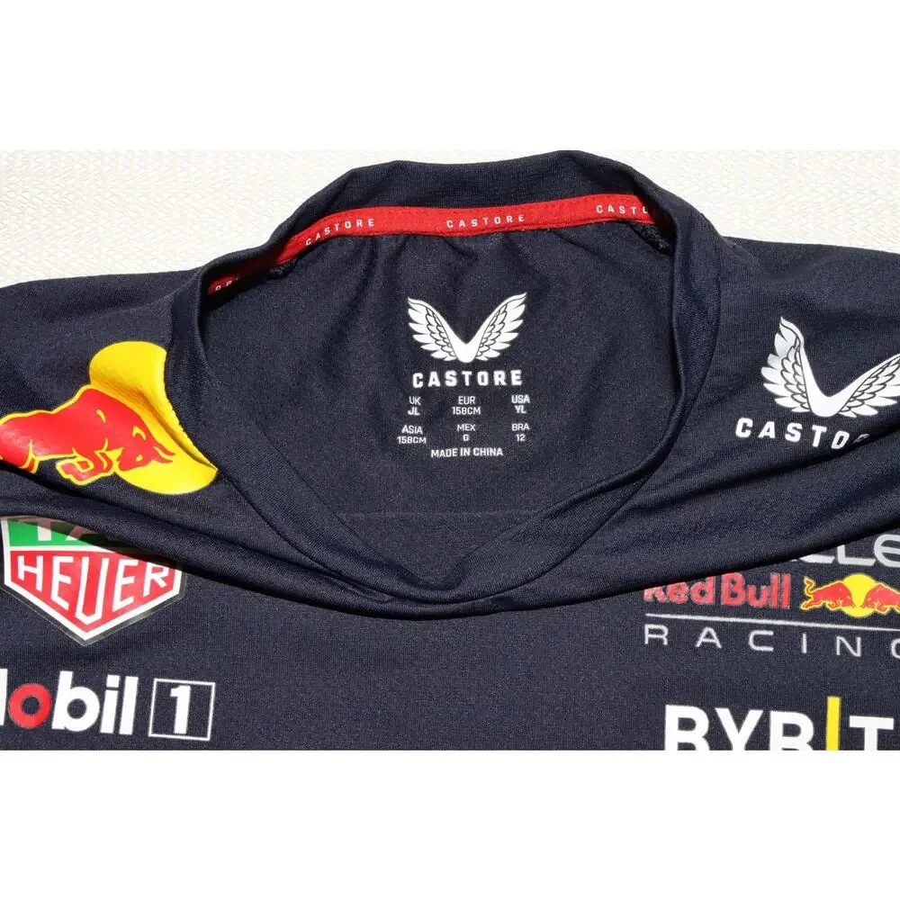 Oracle Red Bull Racing Castore Team Shirt YL Formula 1 F1 Sponsor Tee